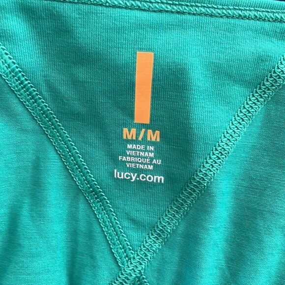 Lucy Long Sleeve Top Size M Gently used Green - Picture 3 of 4